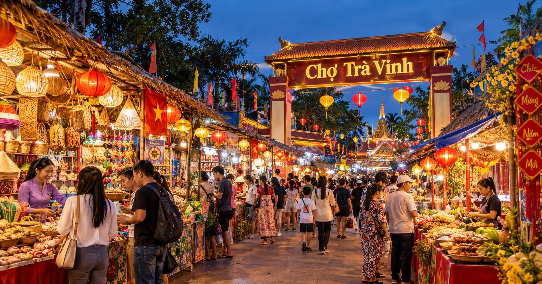 Chợ Trà Vinh – Trung tâm thương mại sầm uất và văn hóa đặc sắc - image 3