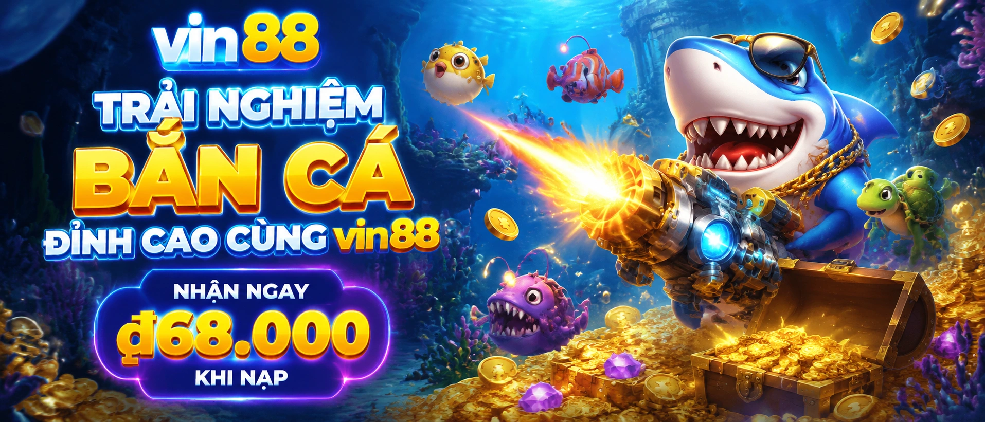 Bắn Cá Đại Dương 3D với chủ đề biển sâu