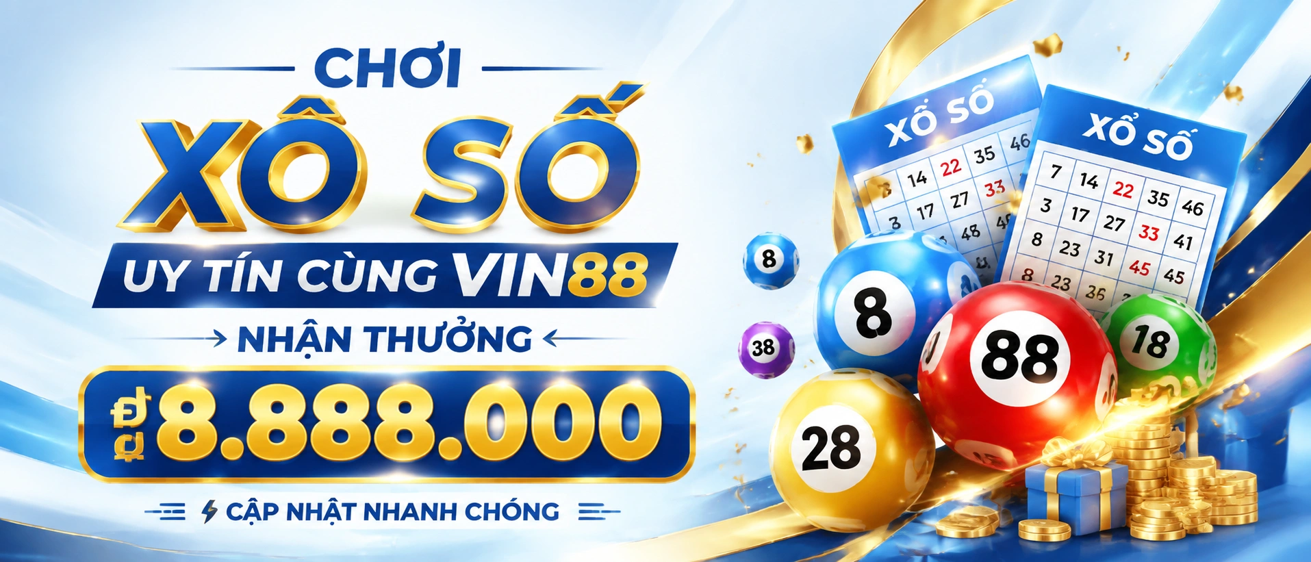 Khu vực xổ số và kết quả trên Vin88